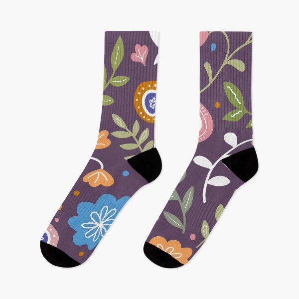 Item preview, Colorful Retro Flower Pattern  designed and sold by LMStudioDesigns.