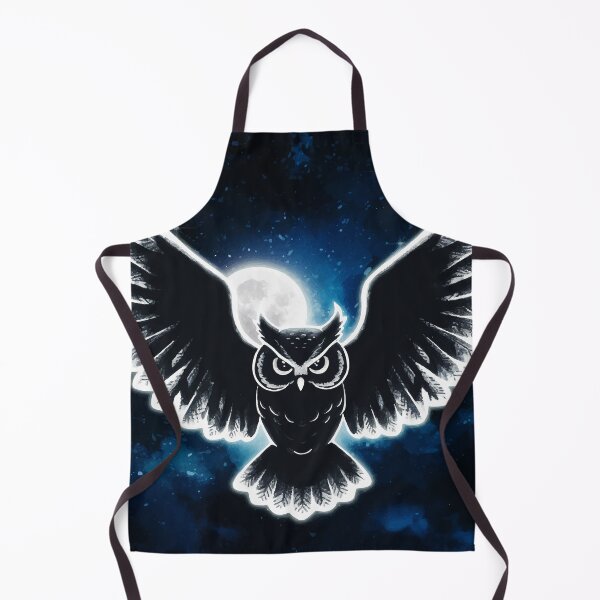 Item preview, Owl on a moonlight night 2 designed and sold by manbaito.