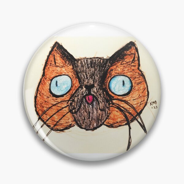 Item preview, Goofy cat designed and sold by KBreadArt.