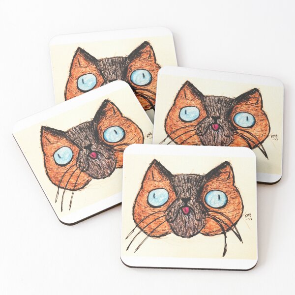 Item preview, Goofy cat designed and sold by KBreadArt.