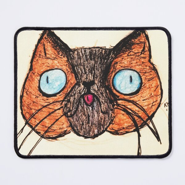 Item preview, Goofy cat designed and sold by KBreadArt.