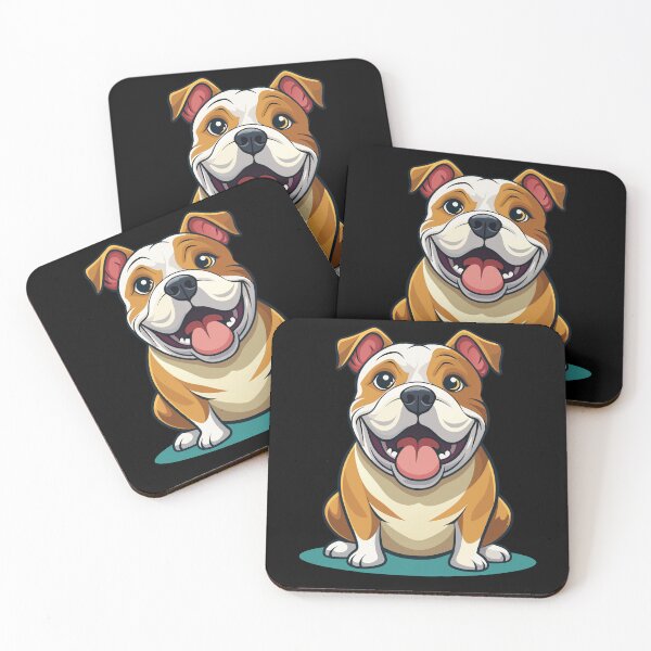 Item preview, happy bulldog designed and sold by Atsuhiro.