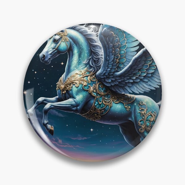 Item preview, Fancy Flying Carousel Horse designed and sold by Kimberley Saros.