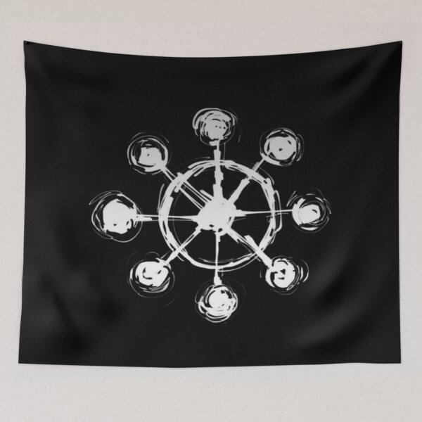 Item preview, Mahoraga’s Wheel Print designed and sold by GardenGhostShop.