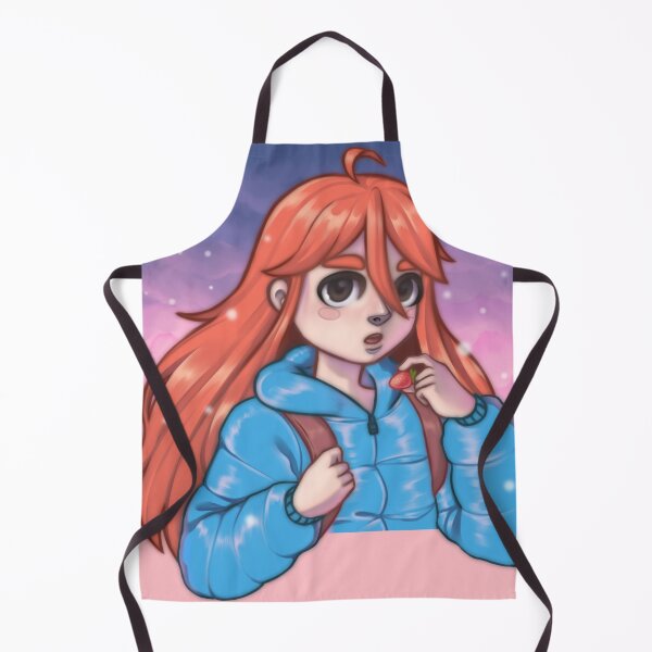 Item preview, Madeline with a strawberry uwu - Celeste designed and sold by PetecanArt.