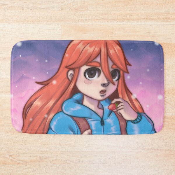 Item preview, Madeline with a strawberry uwu - Celeste designed and sold by PetecanArt.