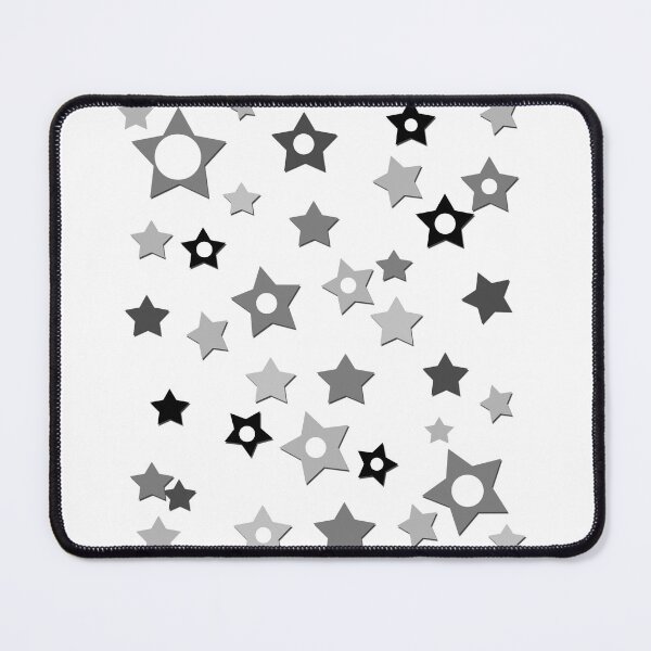 Item preview, Dark color stars pattern ( grey, black, white) designed and sold by fuzzyfox.