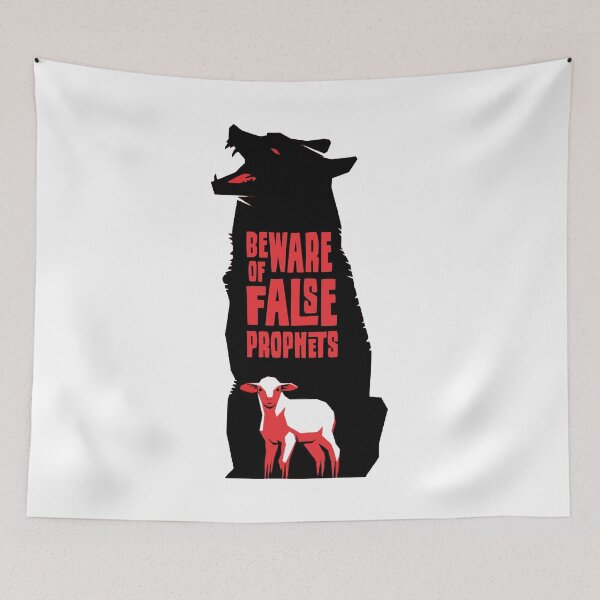 Item preview, Beware Of False Prophets - Jesus Warning - Christian designed and sold by Vector-Artist.