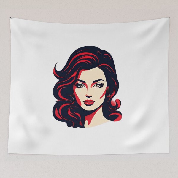 Item preview, Glamorous Female Cartoon designed and sold by StivenRengifo.