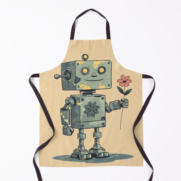 Aperçu de l'œuvre Le robot et la floraison créée et vendue par Galexicon 42.