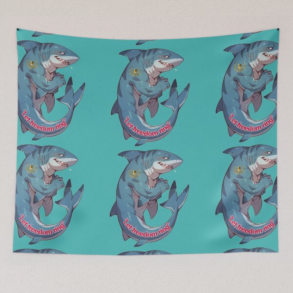 Item preview, "Let freedom ring"Good vibes only, Sharkolor inspiration designed and sold by luiddesigns.