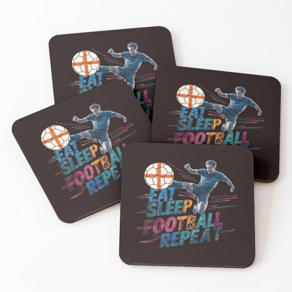 Item preview, Eat Sleep Football Repeat: Live The Game Every Day designed and sold by elynne9.