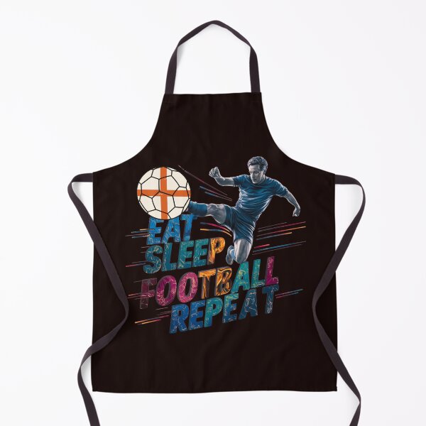 Item preview, Eat Sleep Football Repeat: Live The Game Every Day designed and sold by elynne9.