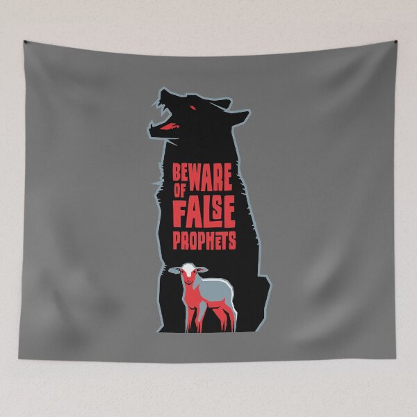 Item preview, Beware Of False Prophets - Jesus Warning 3 - Christian designed and sold by Vector-Artist.
