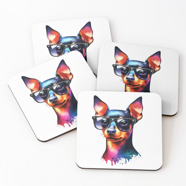 Item preview, Miniature Doberman Pinscher Wearing Sunglasses designed and sold by TheAnimalZ00.