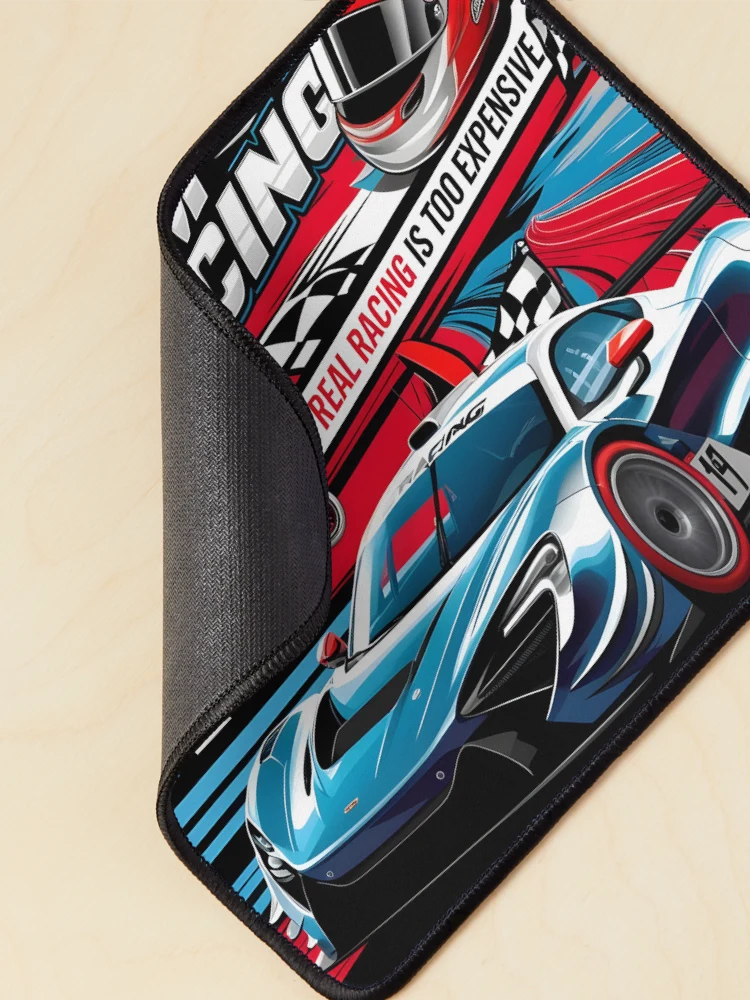 Thumbnail 2 of 5, Mouse Pad, Sim Racing: Because Real Racing is Too Expensive designed and sold by HardCorps.