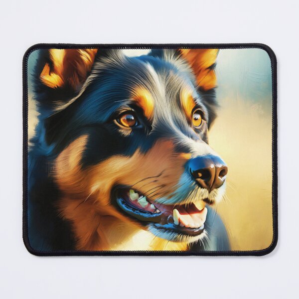 Item preview, Cute Australian Kelpie Painting  designed and sold by TheAnimalZ00.