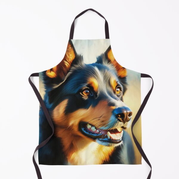 Item preview, Cute Australian Kelpie Painting designed and sold by TheAnimalZ00.