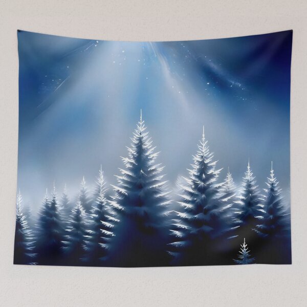 Item preview, Snowy Scenery Cold Snap Tall Trees Tranquil Setting 2 of 4 designed and sold by Beachy.