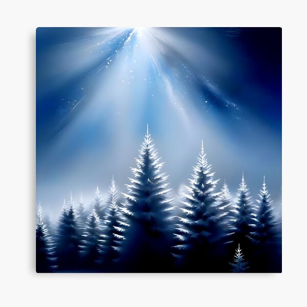 Item preview, Snowy Scenery Cold Snap Tall Trees Tranquil Setting 2 of 4 designed and sold by Beachy.