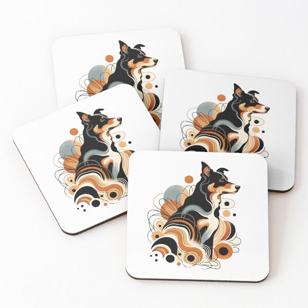 Item preview, Abstract Australian Kelpie  designed and sold by TheAnimalZ00.