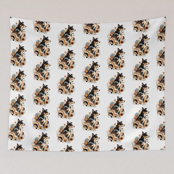 Item preview, Abstract Australian Kelpie  designed and sold by TheAnimalZ00.