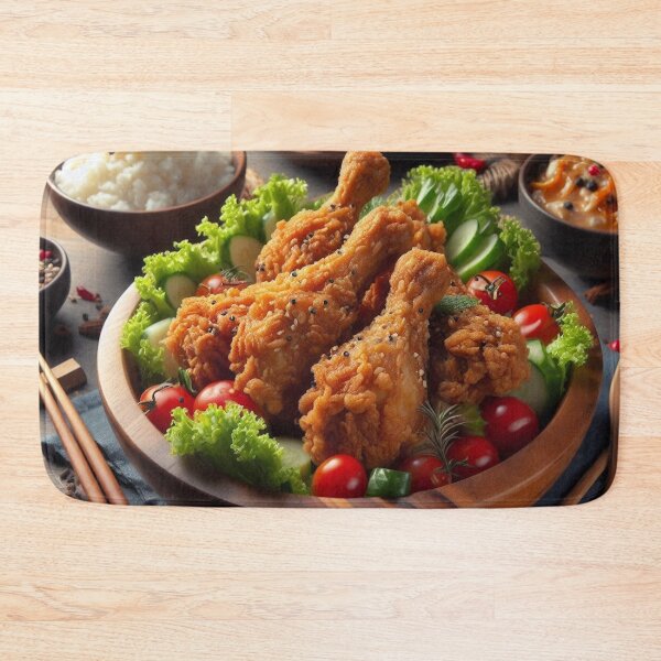 Item preview, Fried Chicken Salad designed and sold by ComputerContent.