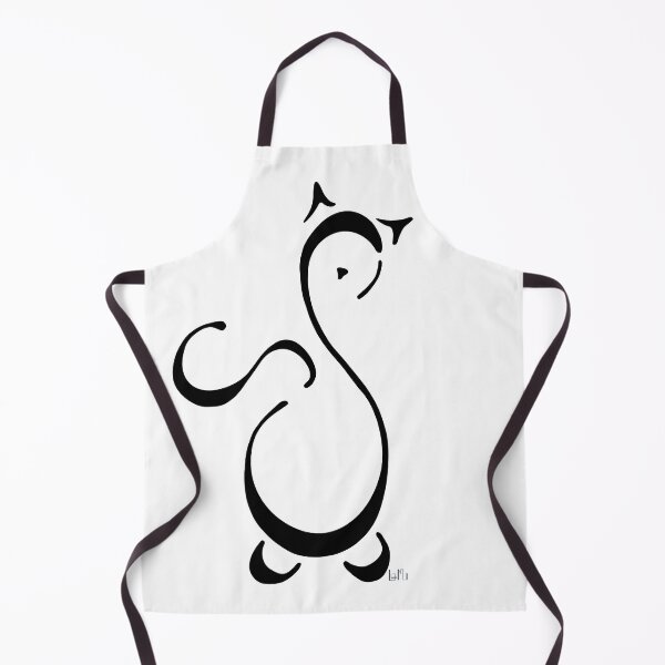 Item preview, black and white cat La-Mu designed and sold by La-Mu.