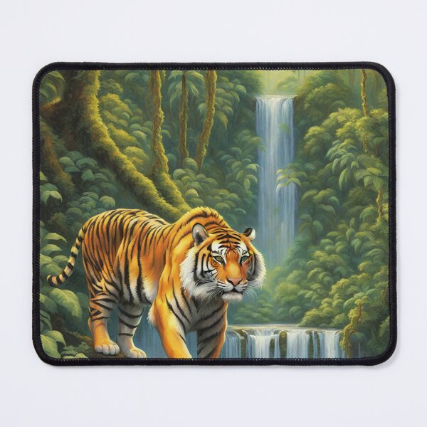 Item preview, Tiger's Path: Jungle Oasis With Waterfall designed and sold by EnchantedVista.