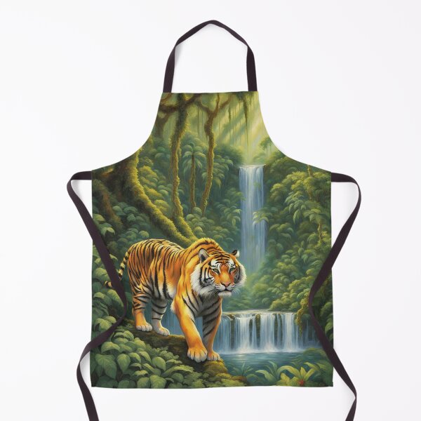 Item preview, Tiger's Path: Jungle Oasis With Waterfall designed and sold by EnchantedVista.