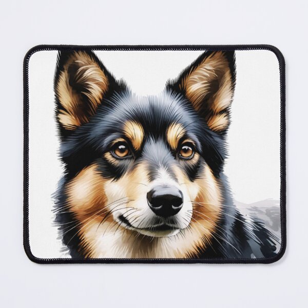 Item preview, Watercolor Australian Kelpie designed and sold by TheAnimalZ00.