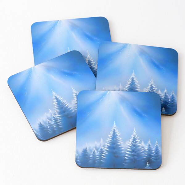 Item preview, Snowy Scenery Cold Snap Tall Trees Tranquil Setting 3 of 4 designed and sold by Beachy.