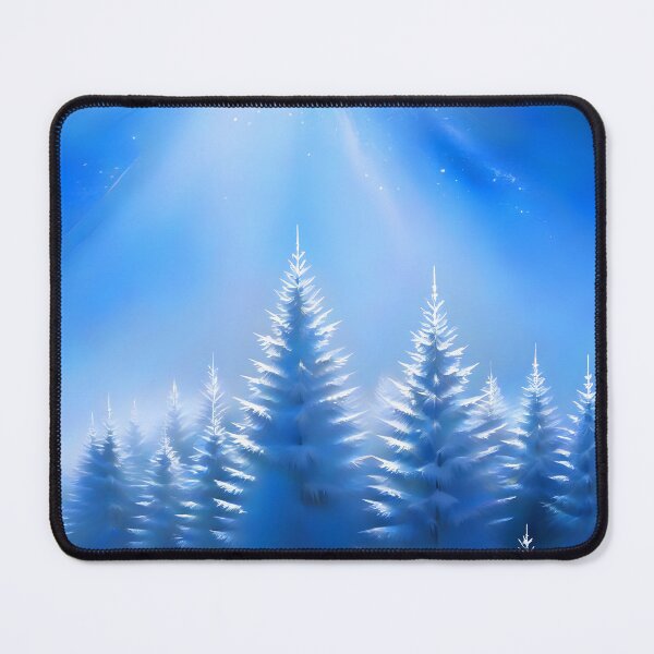 Item preview, Snowy Scenery Cold Snap Tall Trees Tranquil Setting 3 of 4 designed and sold by Beachy.