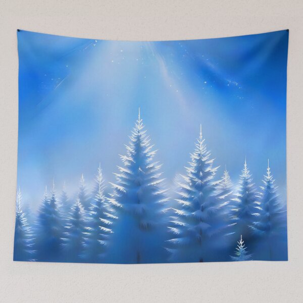 Item preview, Snowy Scenery Cold Snap Tall Trees Tranquil Setting 3 of 4 designed and sold by Beachy.