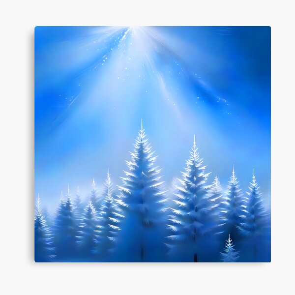 Item preview, Snowy Scenery Cold Snap Tall Trees Tranquil Setting 3 of 4 designed and sold by Beachy.