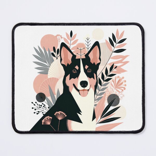 Item preview, Floral Abstract Australian Kelpie  designed and sold by TheAnimalZ00.