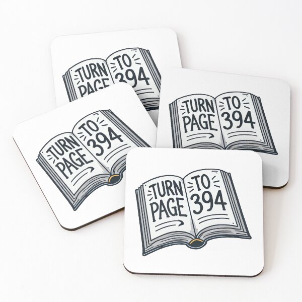 Item preview, Turn to Page 394 - Magical Quote Sticker designed and sold by Greemo03.