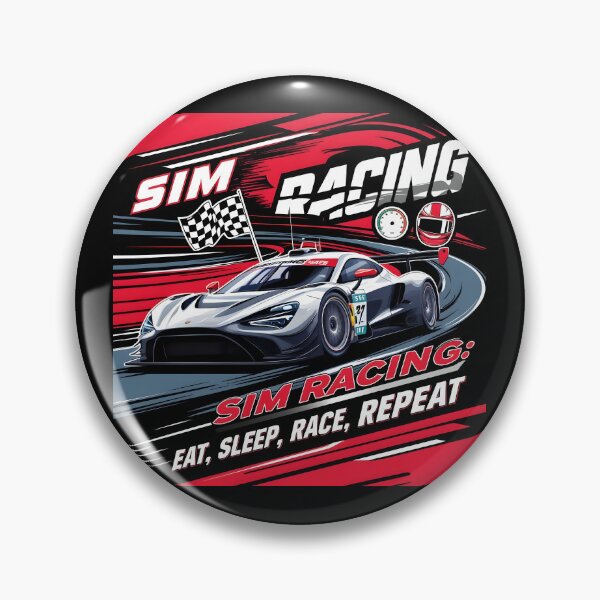 Item preview, Sim Racing: Eat, Sleep, Sim Race, Repeat designed and sold by HardCorps.