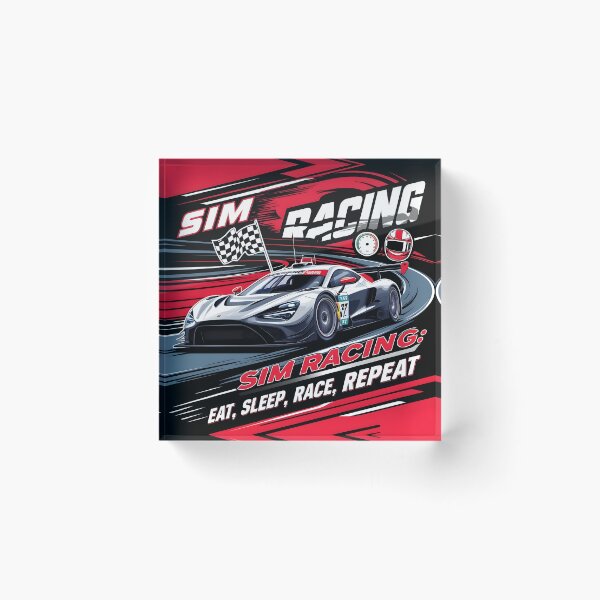 Item preview, Sim Racing: Eat, Sleep, Sim Race, Repeat designed and sold by HardCorps.