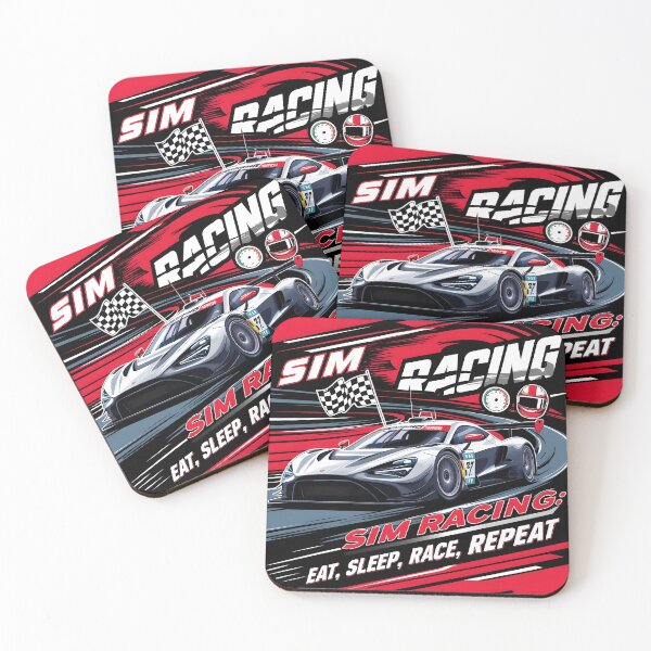 Item preview, Sim Racing: Eat, Sleep, Sim Race, Repeat designed and sold by HardCorps.