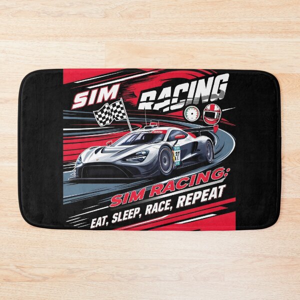 Item preview, Sim Racing: Eat, Sleep, Sim Race, Repeat designed and sold by HardCorps.