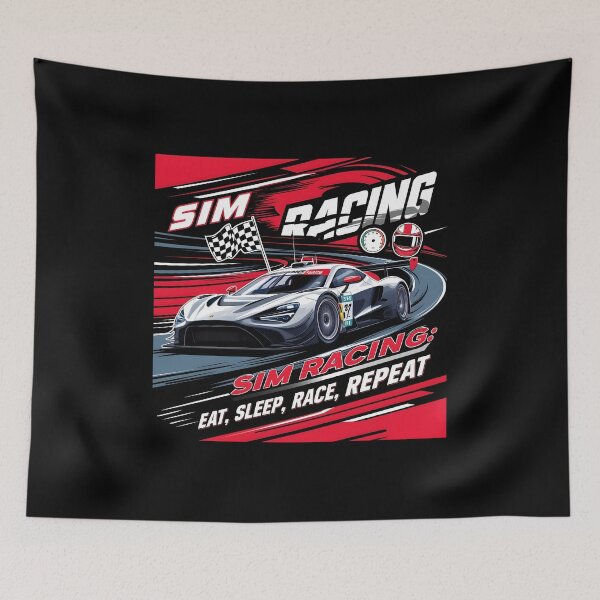 Item preview, Sim Racing: Eat, Sleep, Sim Race, Repeat designed and sold by HardCorps.