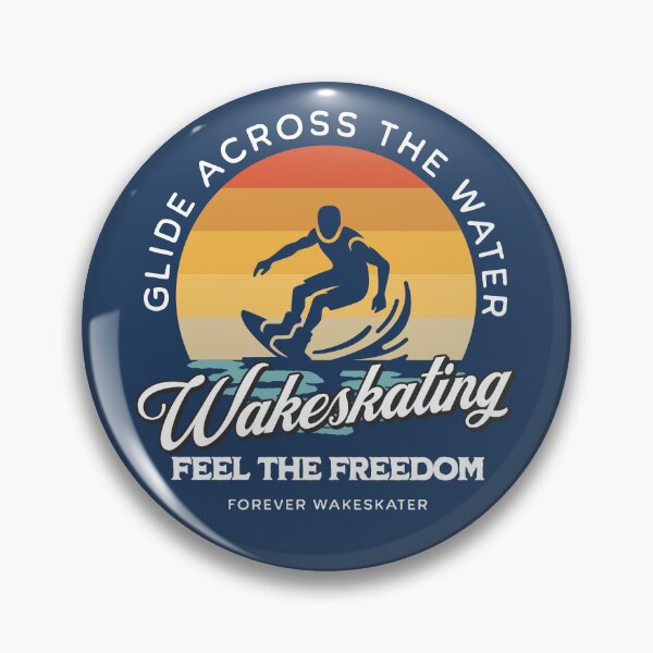Item preview, Vintage Wakeskating – Glide Across the Water designed and sold by InspireHubWear.