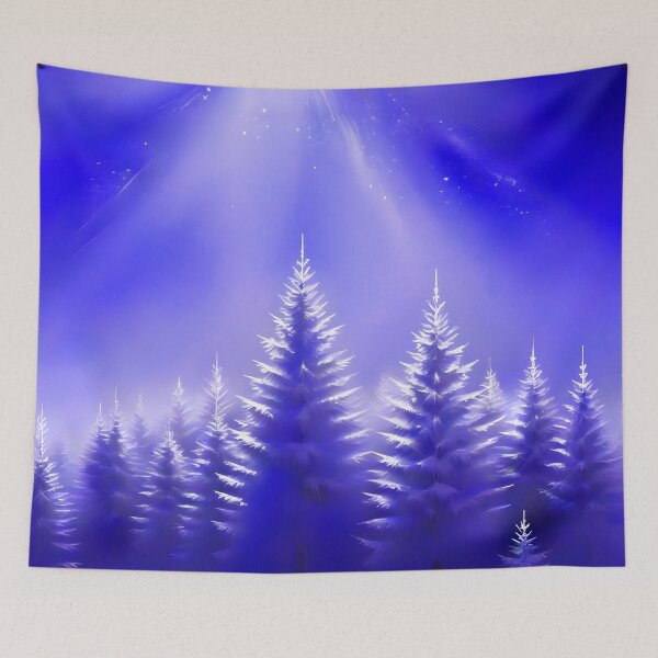 Item preview, Snowy Scenery Cold Snap Tall Trees Tranquil Setting 4 of 4 designed and sold by Beachy.