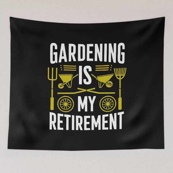 Item preview, Gardening Is My Retirement Plan - Black T-Shirts designed and sold by relso.