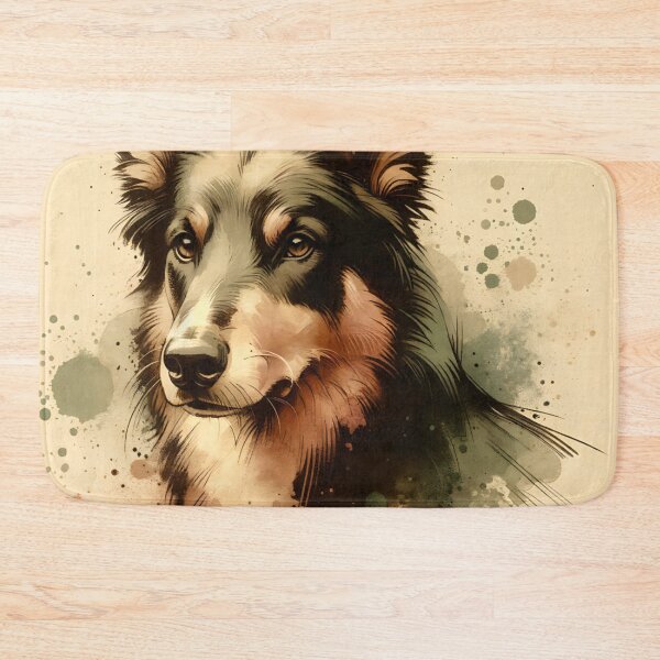 Item preview, Vintage Watercolor Australian Kelpie  designed and sold by TheAnimalZ00.