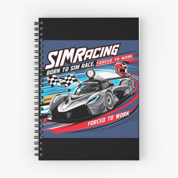 Item preview, Sim Racing: Born to Sim Race, Forced to Work designed and sold by HardCorps.