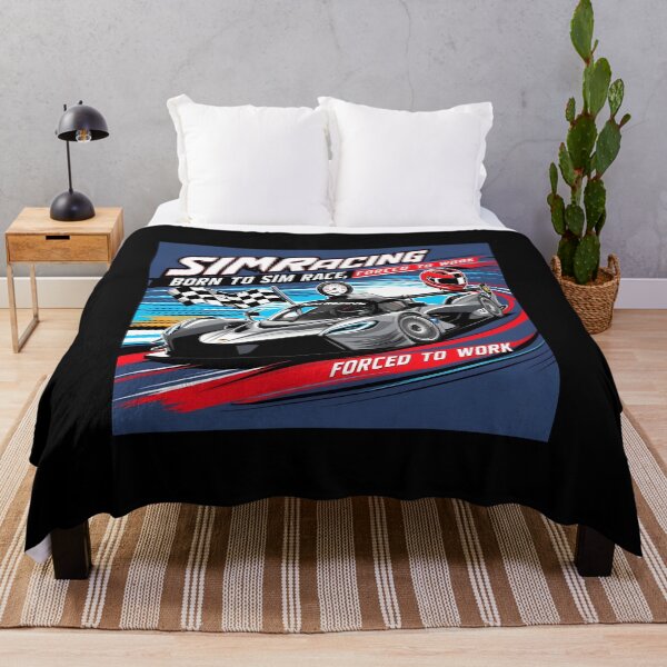 Item preview, Sim Racing: Born to Sim Race, Forced to Work designed and sold by HardCorps.