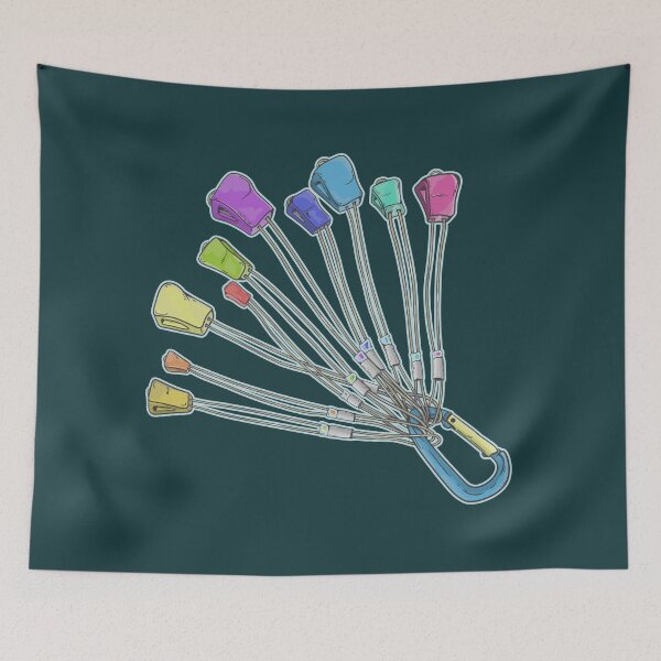 Item preview, Rock climbing wires nuts designed and sold by piedaydesigns.