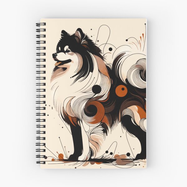 Item preview, Abstract Japanese Spitz Art designed and sold by TheAnimalZ00.